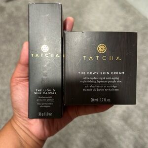 New Tatcha Bundle Silk Canvas Primer and Dewy Moisturizer